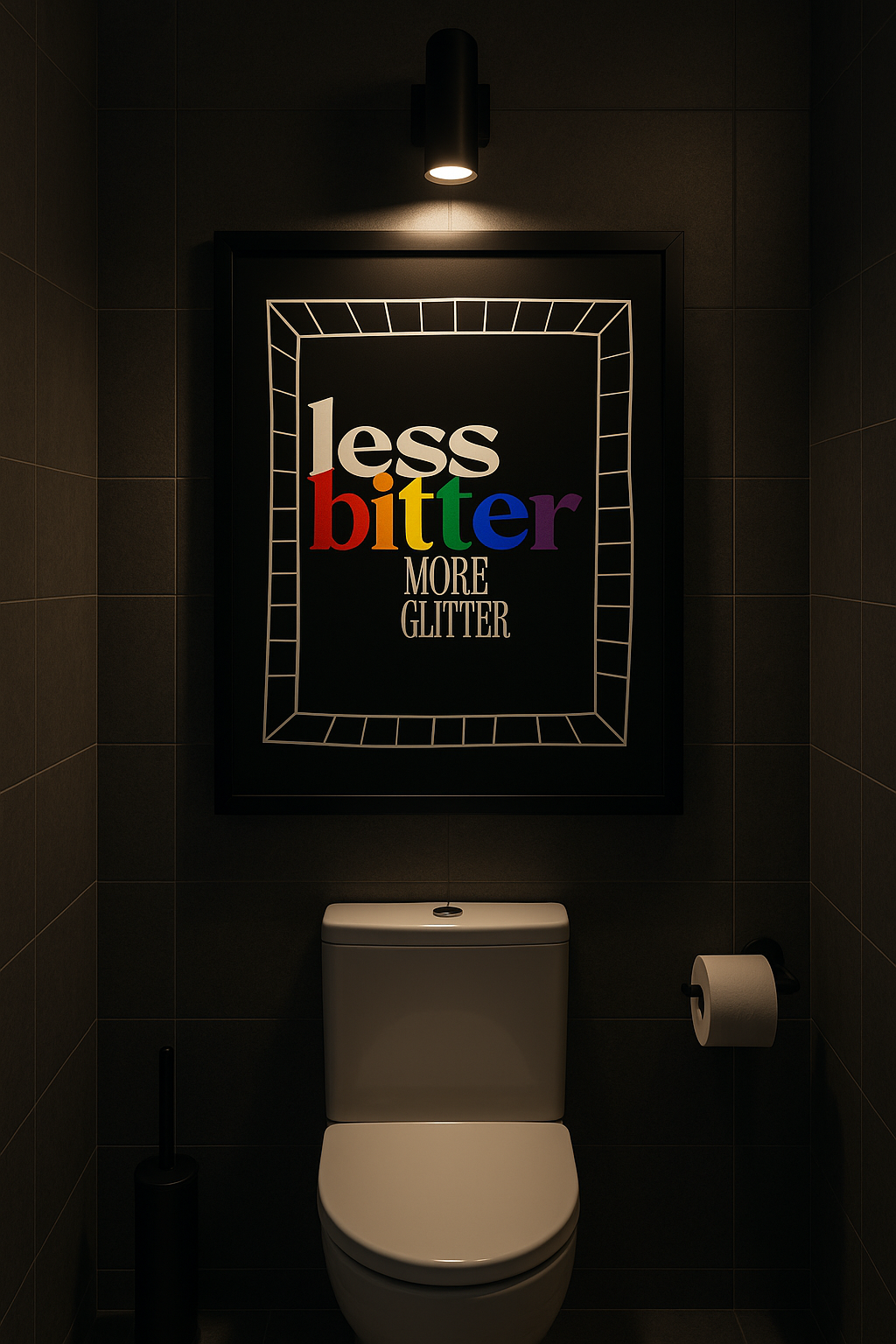 Less Bitter More Glitter I Pride I Wall print