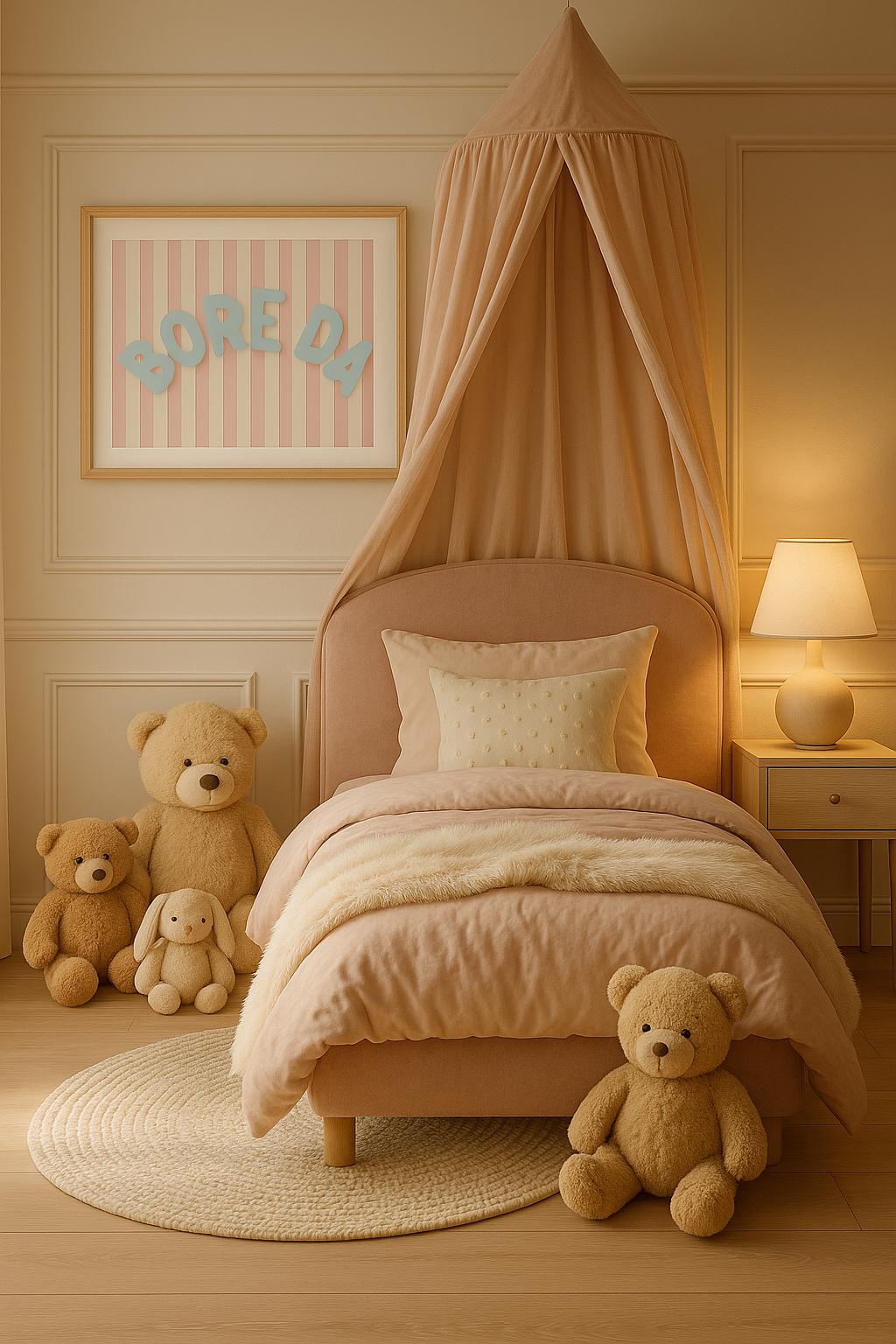 Bore Da I Pink & Blue I Wall Print